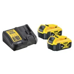 DeWALT Accessori - Set Caricabatterie XR + 2 Batterie 18 V Li-Ion 5,0 Ah DCB115P2