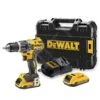 DeWALT Utensili - Avvitatore A Percussione AKU 18V, 2x Batterie 2,0 Ah XR DCD796D2