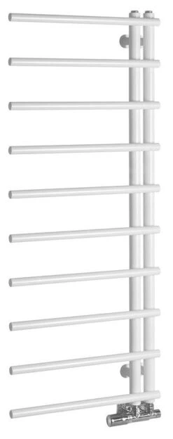 Sapho Scaldasalviette - Scaldasalviette 120x50 Cm, Bianco Opaco IR546W