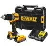 DeWALT Utensili - Avvitatore A Percussione AKU 18V, 2x Batterie 1,7 Ah POWERSTACK DCD805E2T