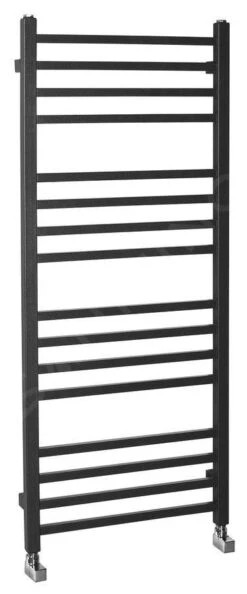 Sapho Metro - Scaldasalviette 500x1200 Mm, 386 W, Antracite Metallizzata IR410