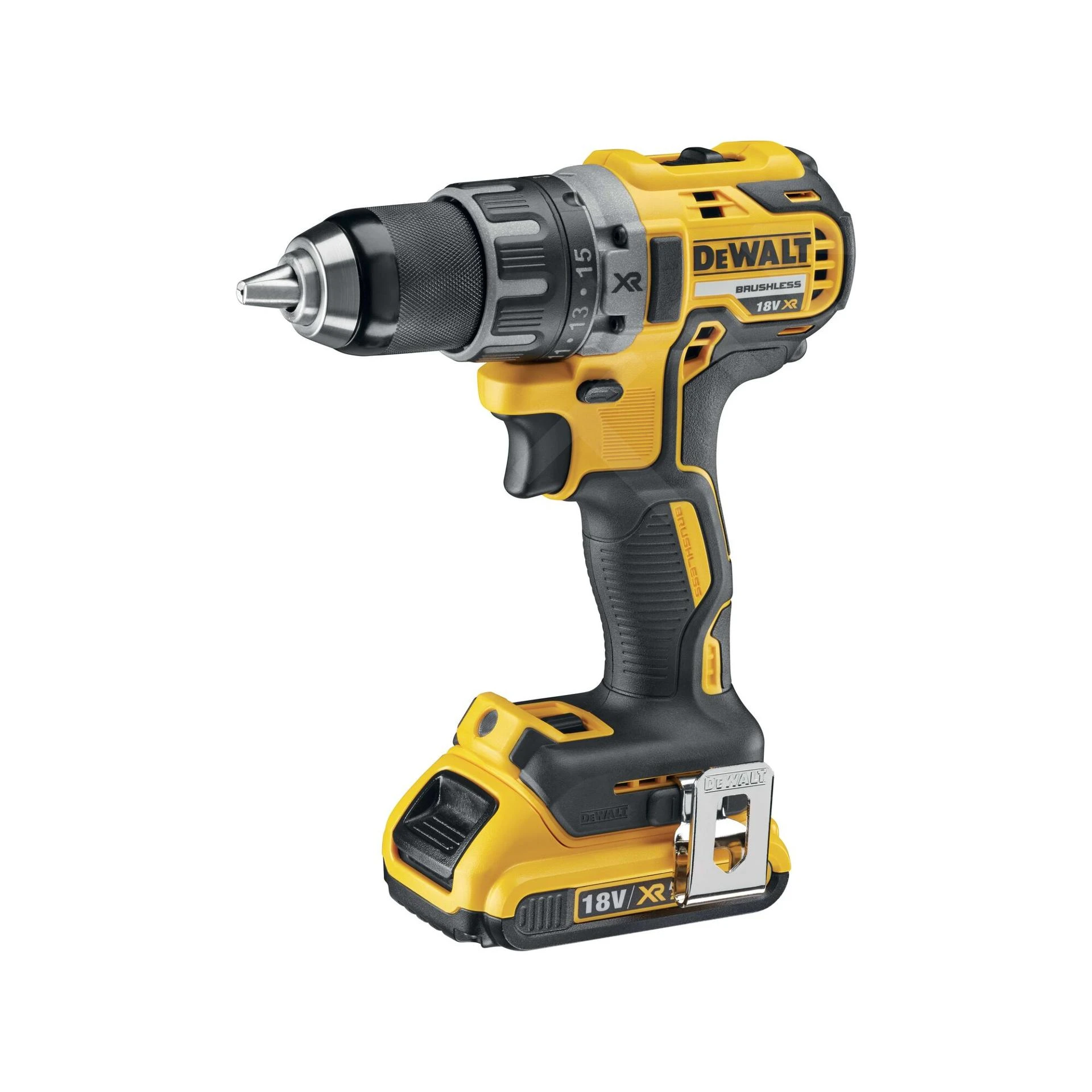 DeWALT Utensili - Trapano Avvitatore AKU 18V, 2x Batterie 2,0 Ah XR DCD791D2 - immagine 2