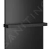 Sapho Scaldasalviette - Scaldasalviette 120x50 Cm, 600 W, Nero Opaco RH600B-2