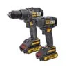 Caterpillar Utensili - Set AKU 2in1, Trapano A Percussione E Avvitatore A Percussione DX12K