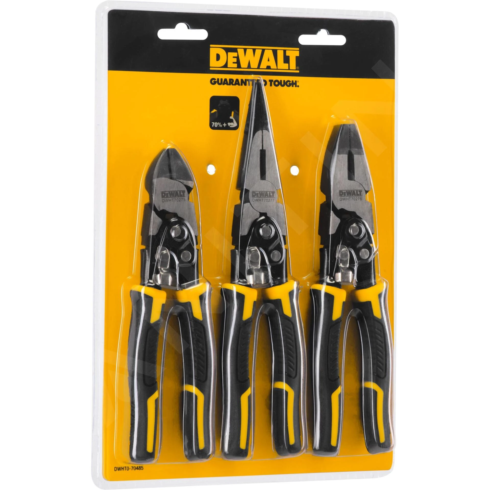 DeWALT Utensili - Set Di 3 Pinze Combinate DWHT0-70485 - immagine 2