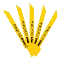 DeWALT Accessori - Lame Per Legno E Plastica 152 Mm, 5 Pz. DT2351