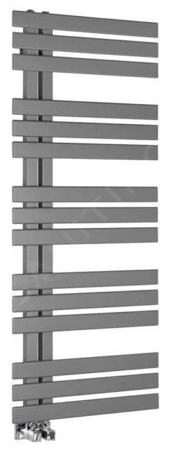 Sapho Silvana - Scaldasalviette 500x1236 Mm, 561 W, Color Argento Metallizzato IR153