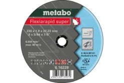 Metabo Accessori - Disco Da Taglio Per Acciaio Inox Flexarapid Super 230 X 1,9 X 22,23 Mm 616228000
