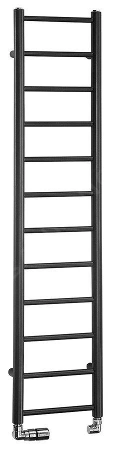 Sapho Dina - Scaldasalviette 300x1380 Mm, Antracite Metallizzata IR373