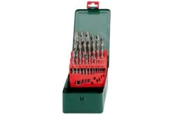 Metabo Accessori - Cassetta Di Punte Da Trapano HSS-G, 25 Pezzi 627154000