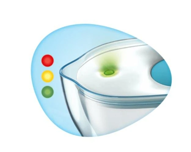 Brita Caraffe - Caraffa Filtrante Style LED Cool, Capacitá 2400 Ml, Blu 1039279 - immagine 4