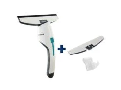 Leifheit Pulizia - Set Lavavetri Elettrico Nemo Con Bocchetta Di Aspirazione E Supporto A Parete 51035