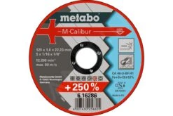 Metabo Accessori - Disco Da Taglio Per Acciaio Inox M-Calibur 125 X 1,6 X 22, 23 Mm 616286000