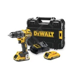DeWALT Utensili - Trapano Avvitatore AKU 18V, 2x Batterie 2,0 Ah XR DCD791D2
