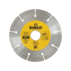 DeWALT Accessori - Disco Diamantato Per Il Taglio A Secco Di Cemento E Mattoni - 125 X 22,2 Mm DT3711