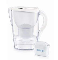 Brita Caraffe - Caraffa Filtrante Marella Cool Memo, Capacitá 2400 Ml, Bianco 1039270