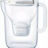 Brita Caraffe - Caraffa Filtrante Style XL LED, Capacitá 3600 Ml, Grigio 1039280
