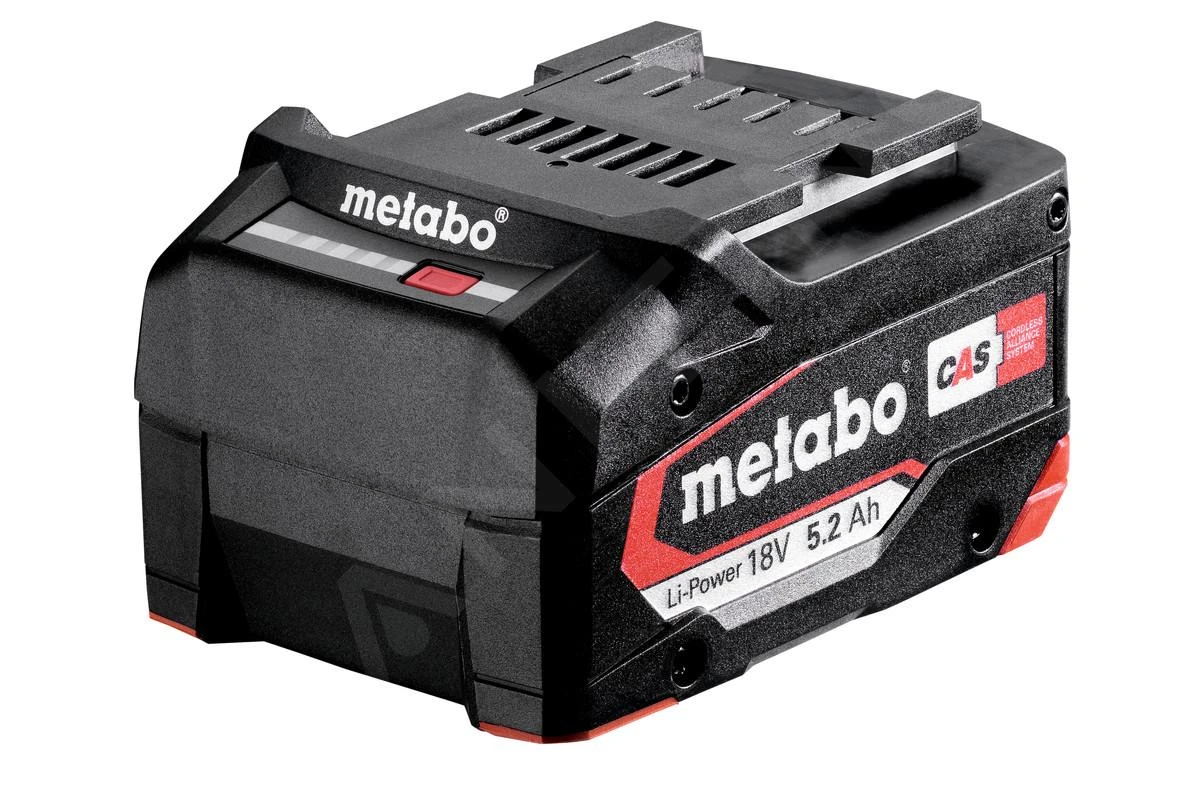 Metabo Accessori - Batteria Ricaricabile Li-Power 18 V - 5,2 Ah 625028000