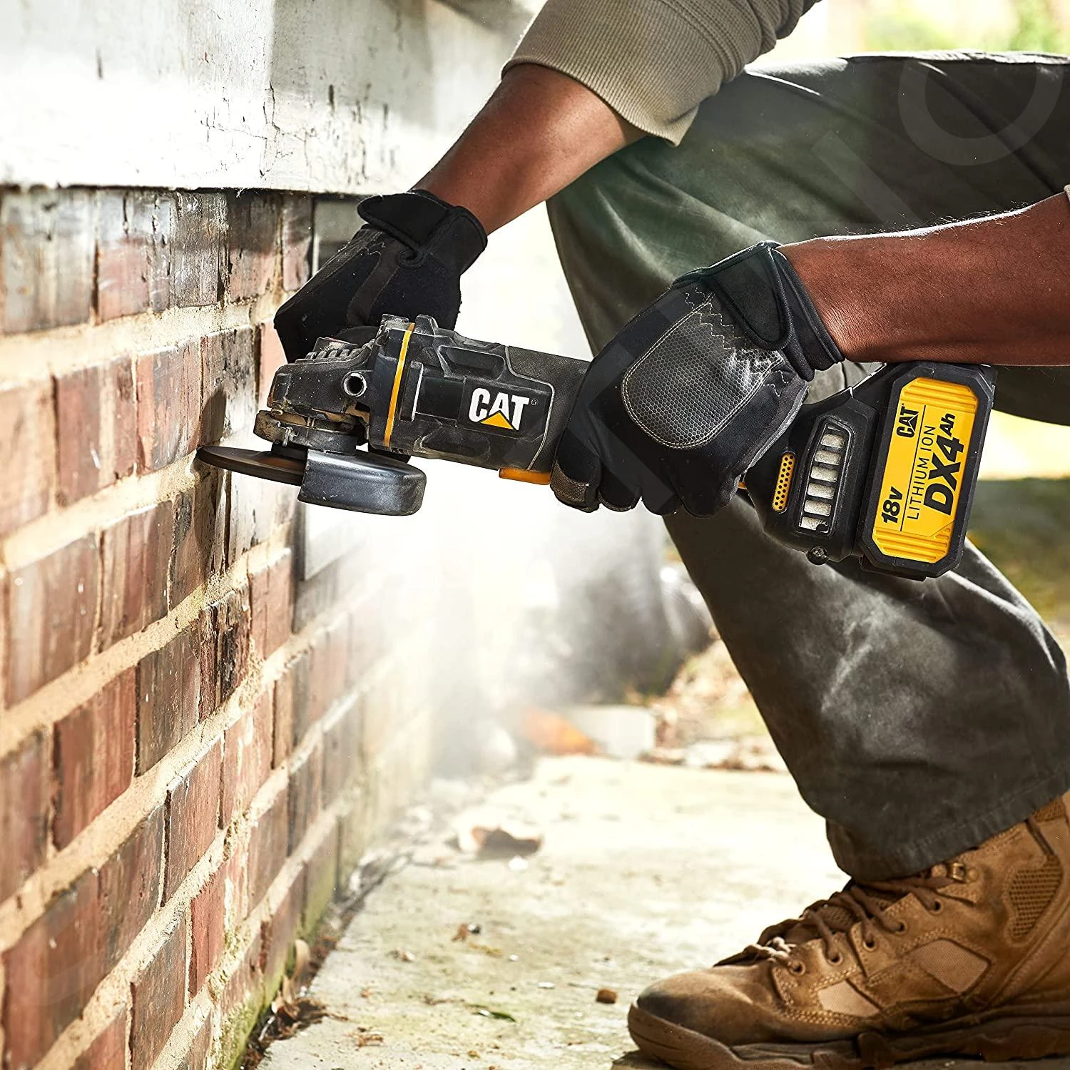 Caterpillar Utensili - Smerigliatrice Angolare A Batteria 115mm DX31B - immagine 6