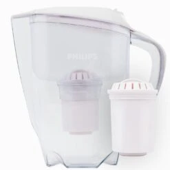 Philips Caraffe Filtranti - Caraffa Microfiltrante, 1500 Ml, Con Timer, Bianco/trasparente AWP2920/10