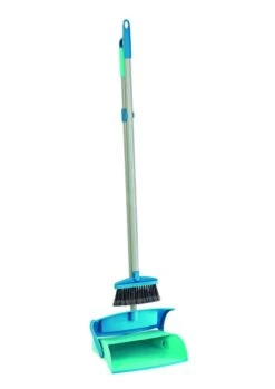 Leifheit Pulizia - Set Scopa E Paletta A Manico Lungo, Chiudibile 41405