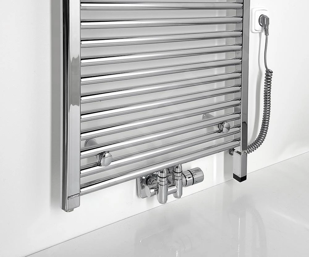 Sapho One D - Resistenza Elettrica Con Termostato Per Scaldasalviette, 300 W, Destra, Cromo ONE-D-C-300 - immagine 6