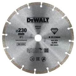 DeWALT Accessori - Disco Diamantato Per Il Taglio A Secco Di Cemento E Mattoni - 230 X 22,2 Mm DT3731